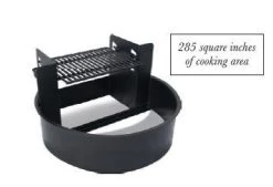 Ultra Site 18 Inch High Fire Ring With Adjustable Grate (285 Sq. Inch)