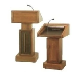 ClaridgeProducts 326 Adjustable Height Lectern - 47 Inch.-54 Inch. (H) 29 Inch. (W) 25 Inch. (D)