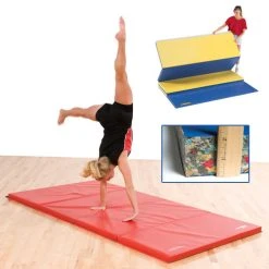 Sport Supply Group 6'X12'X2'' Bonded Foam Mat 4s Fasteners