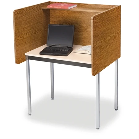 Flaghouse Inc Adjustable Height Maximum Privacy Carrels