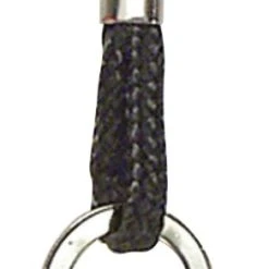 SICURIX® Baumgartens Standard Cord Lanyard With Steel Bulldog Clip, 35 X 1/4 Inches, Black, Pack Of 24