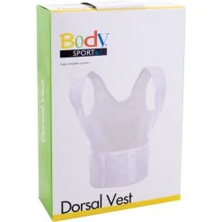 Yasco Enterprise Corp Body Sport Dorsal Vest X Small (20" 24" Measure At Bottom Of Sternum) White Adjustable Waistband With Velcro Closure Contains Latex - White