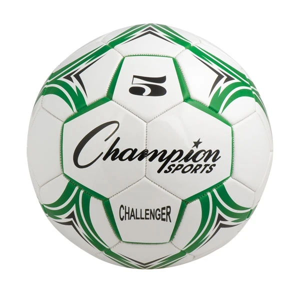 Champion Sports Challenger Soccer Ball Size 3 Green/White 1 Champion Sports Challenger Soccer Ball Size 3 Green/White