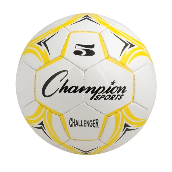 Champion Sports Challenger Soccer Ball Size 3 Yellow/White 1 Champion Sports Challenger Soccer Ball Size 3 Yellow/White