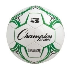 Champion Sports Challenger Soccer Ball Size 4 Green/White
