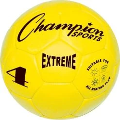 Olympia Champion Sports Extreme Soccer Ball - Size 4 (Yellow)