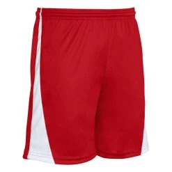 Sportsman's Supply Inc Champro Adult Sweeper Soccer Shorts Scarlet White Large