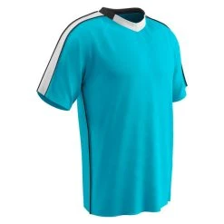 Sportsman's Supply Inc Champro Youth Mark Soccer Jersey Neon Blue White Black XS