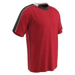 Sportsman's Supply Inc Champro Youth Mark Soccer Jersey Scarlet Black White Small