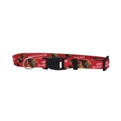 Caseys Distributing, Inc Chicago Blackhawks Pet Collar Size L