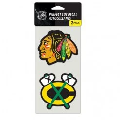 Caseys Distributing, Inc Chicago Blackhawks Set Of 2 Die Cut Decals