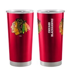 Caseys Distributing, Inc Chicago Blackhawks Travel Tumbler 20oz Ultra Red