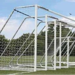 Douglas CLUB Portable Soccer Goals, 3" Round Aluminum, 4'H X 6'W - Pair