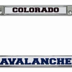 Caseys Distributing, Inc Colorado Avalanche License Plate Frame Chrome