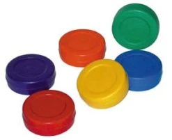 Olympia Sports Colored Hockey Pucks (Set Of 6)