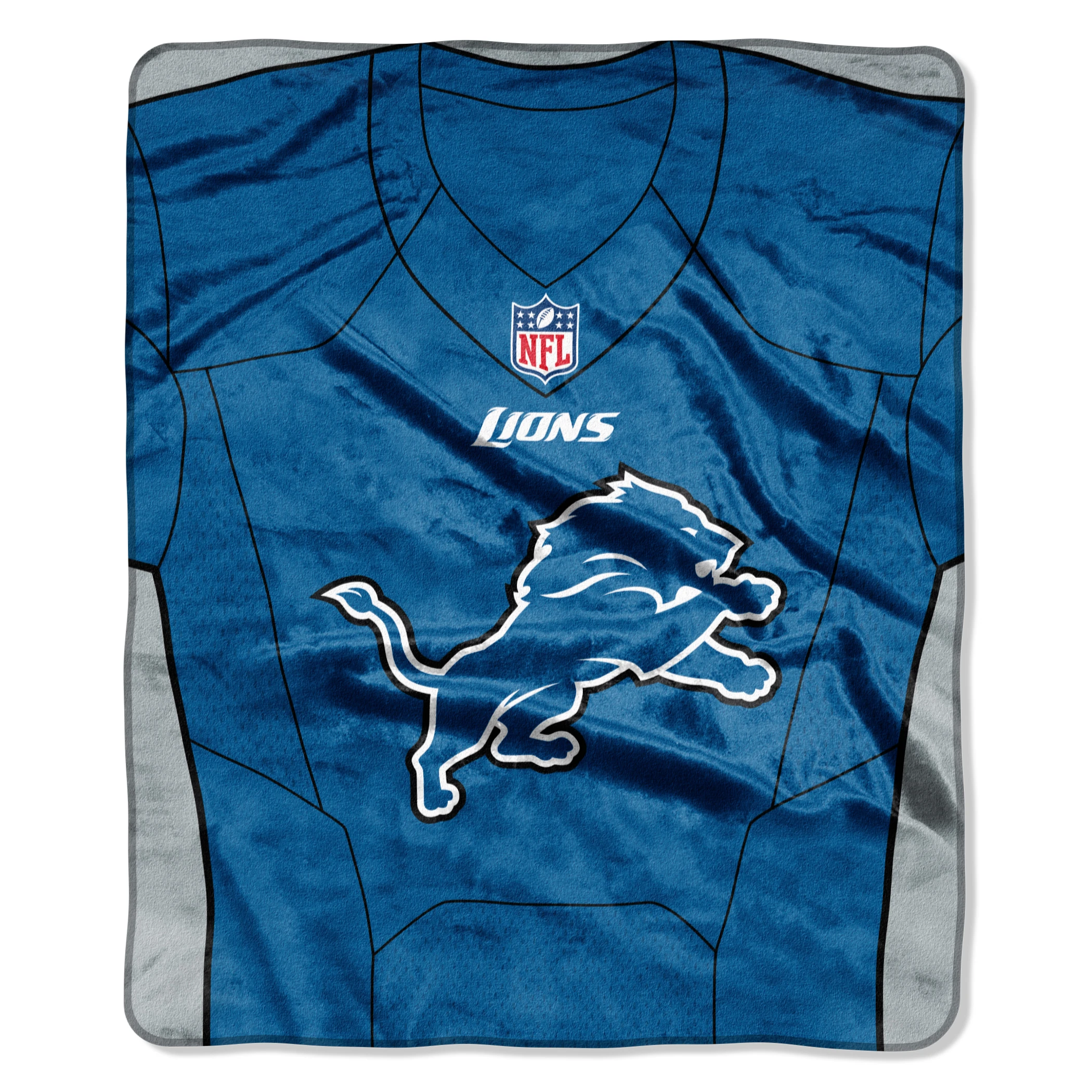 Caseys Distributing, Inc Detroit Lions Blanket 50x60 Raschel Jersey Design 1 Caseys Distributing, Inc Detroit Lions Blanket 50x60 Raschel Jersey Design