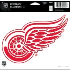 Caseys Distributing, Inc Detroit Red Wings Decal 5x6 Ultra Color