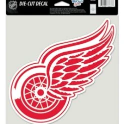 Caseys Distributing, Inc Detroit Red Wings Decal 8x8 Die Cut Color