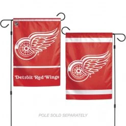 Caseys Distributing, Inc Detroit Red Wings Flag 12x18 Garden Style 2 Sided