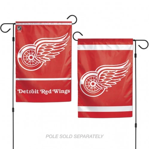 Caseys Distributing, Inc Detroit Red Wings Flag 12x18 Garden Style 2 Sided