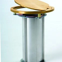 BISON INC Indoor Pickleball Floor Socket/Cover Plate