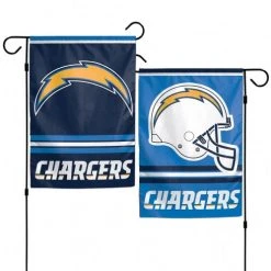 Caseys Distributing, Inc Los Angeles Chargers Flag 12x18 Garden Style 2 Sided