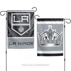 Caseys Distributing, Inc Los Angeles Kings Flag 12x18 Garden Style 2 Sided