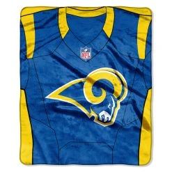 Caseys Distributing, Inc Los Angeles Rams Blanket 50x60 Raschel Jersey Design