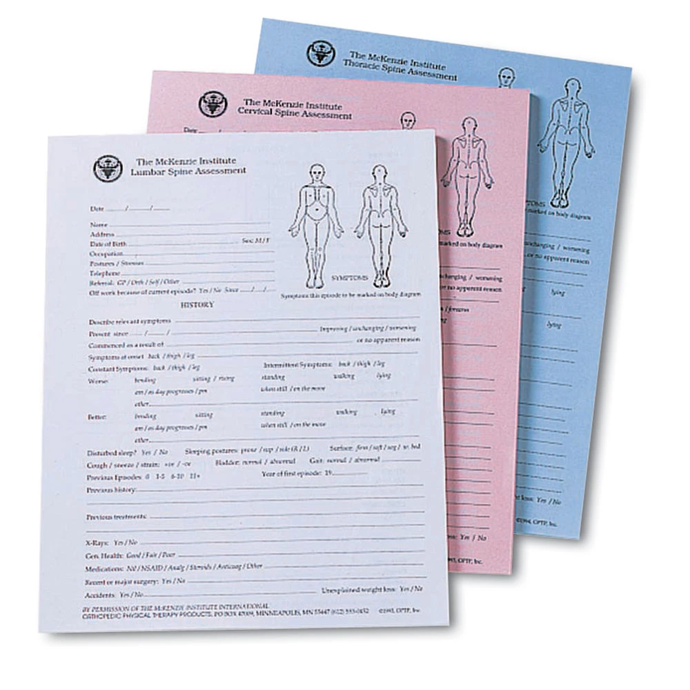 Optp Lumbar Spine Assessment Pad 50/Pad 1 Optp Lumbar Spine Assessment Pad 50/Pad