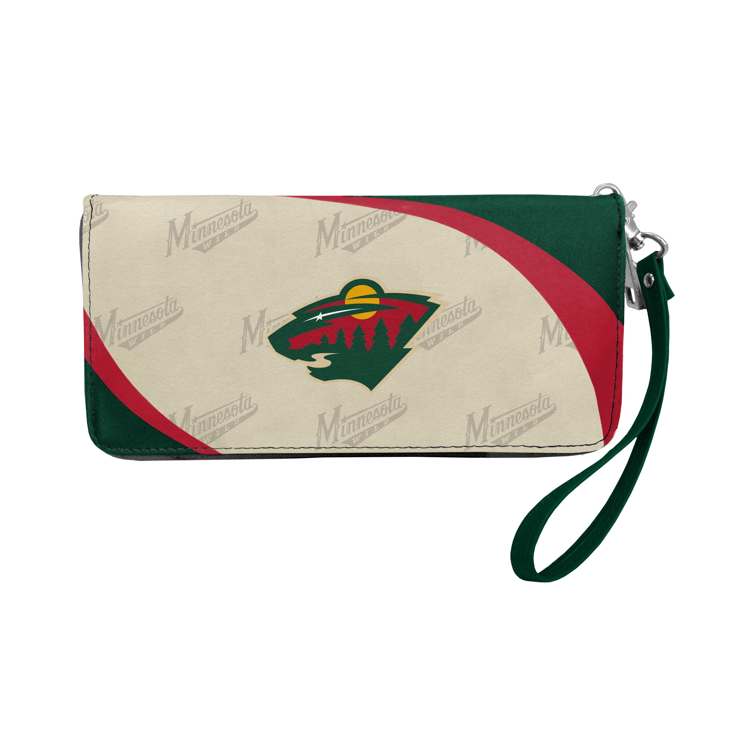 Caseys Distributing, Inc Minnesota Wild Wallet Curve Organizer Style