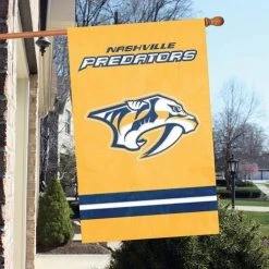 Party Animal Nashville Predators Appliqu Banner Flag