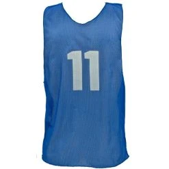 Champion Sports Numbered Practice Vest Youth Blue