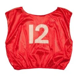 Champion Sports Numbered Scrimmage Vest Adult Red