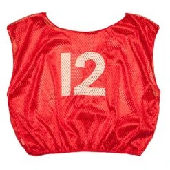 Champion Sports Numbered Scrimmage Vest Youth Red