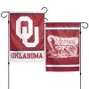 Caseys Distributing, Inc Oklahoma Sooners Flag 12x18 Garden Style 2 Sided