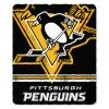 Caseys Distributing, Inc Pittsburgh Penguins Blanket 50x60 Fleece Fade Away Design