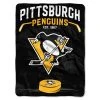 Caseys Distributing, Inc Pittsburgh Penguins Blanket 60x80 Raschel Inspired Design