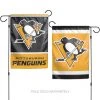 Caseys Distributing, Inc Pittsburgh Penguins Flag 12x18 Garden Style 2 Sided