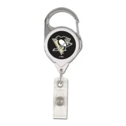 Caseys Distributing, Inc Pittsburgh Penguins Retractable Premium Badge Holder
