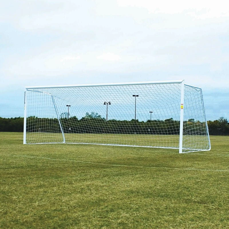 Douglas Sports PRO Portable Soccer Goals, 4" Round Aluminum, Official Size - Pair