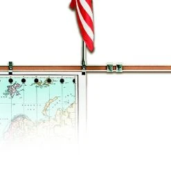 MooreCo Best-Rite Roller Bracket, For Use With Map/Display Rail, Pack Of 2