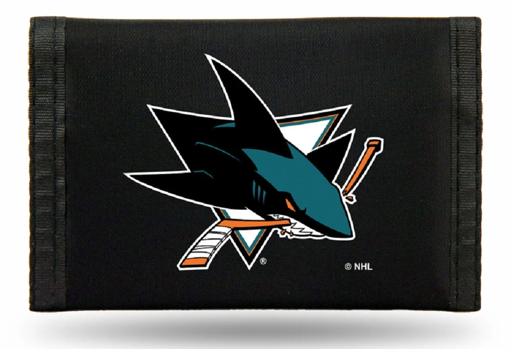 Caseys Distributing, Inc San Jose Sharks Wallet Nylon Trifold