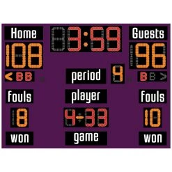 Jaypro Scoreboard - Multi-Sport - Wireless Scoreboard With Digital Indicators