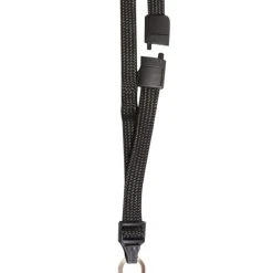 SICURIX® Sicurix Breakaway Adjustable Safety Lanyard With Hook, 36 X 1/4 In, Black, Pack Of 12