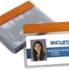 SICURIX® Sicurix Horizontal Badge Holders, Orange, Pack Of 50
