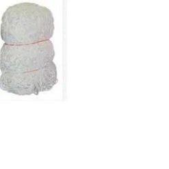 Douglas Sports SN-CLUB Soccer Nets, 3mm Twisted PE, 4.5'H X 9'W X 2'T X 4'B, White - Pair