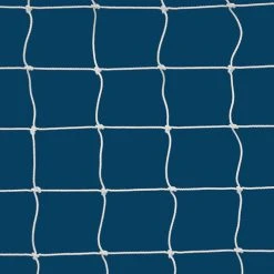 Jaypro Soccer Goal Replacement Net (4" Sq. - 2.5mm Twist)(Indoor/Outdoor) - Folding Soccer Goal (7'H X 12'W X 4'D) (White)