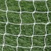 Jaypro Soccer Goal Replacement Nets (5-1/2" Sq. - 4mm Braided Mesh) - Classic Official Goal (8'H X 24'W X 4'B X 10'D) (White)