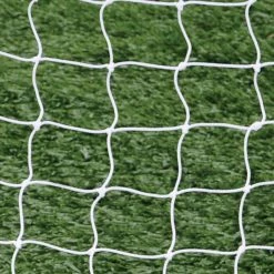 Jaypro Soccer Goal Replacement Nets (5-1/2" Sq. - 4mm Braided Mesh) - Classic Official Goal (8'H X 24'W X 4'B X 10'D) (White)