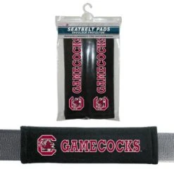 Caseys Distributing, Inc South Carolina Gamecocks Seat Belt Pads Velour